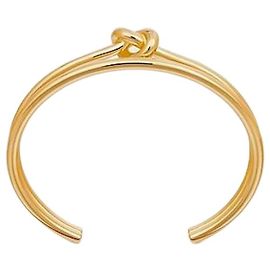 Céline Note Double Cuff Ottone Finitura Oro D'oro