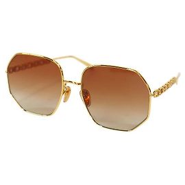Louis Vuitton Occhiali da sole con catena D'oro