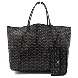 Goyard Borsa Shopper e Borsa a Tracolla Saint Louis GM Black Nero