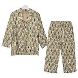 Gucci Tapestry Blazer Set Brown