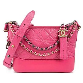 Chanel Bolsa Gabrielle Hobo Rosa Rosa