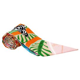 Hermès Lenço de seda Multicor