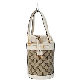 Gucci Picca borsa secchiello Horsebit Marrone