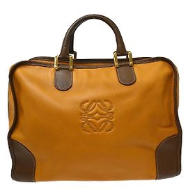 Loewe Amazona Leather 40 Marrom