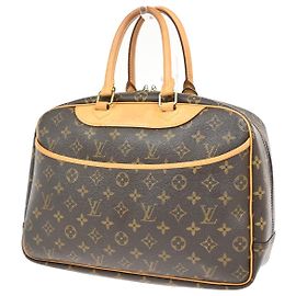Louis Vuitton Deauville Monogram Canvas 34 Marron