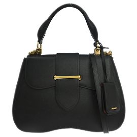 Prada Sidonie Saffiano Large Noir