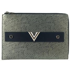 Sac Pochette Louis Vuitton Pochette Platte M62092 Epi Platine Autre