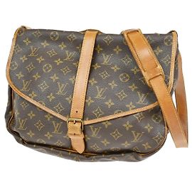 Louis Vuitton Saumur Monogram 35 Brown