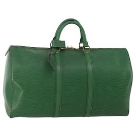 Louis Vuitton Keepall Epi 50 Verde