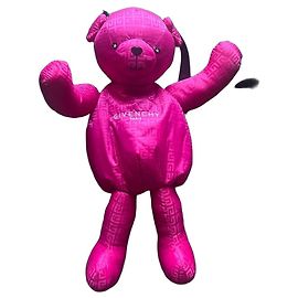 Sac à dos ours en peluche rose Givenchy Rose