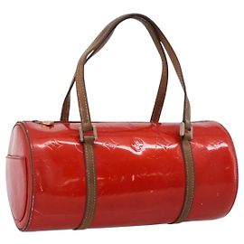 LOUIS VUITTON Monogram Vernis Bedford Handtasche Rot M91986 LV Auth 196779 Rot