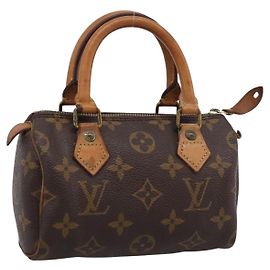 LOUIS VUITTON Monogram Mini Speedy Hand Bag M41534 LV Auth 196480 Monogramme
