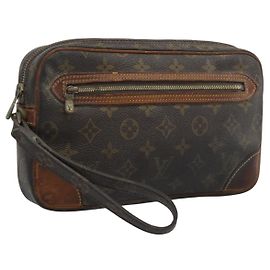 LOUIS VUITTON Monogram Marly Dragonne GM Clutch Bag M51825 LV Auth 196178 Monograma