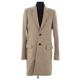 Abrigo Balenciaga de lana caqui Caqui