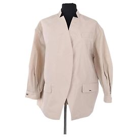 Longchamp Jacke aus Synthetik in Grau Grau