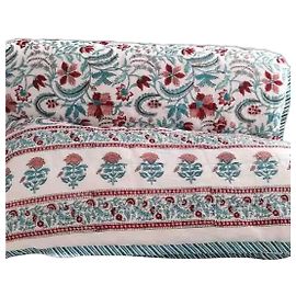 Autre Marque Anokhi Green Bedspread Green