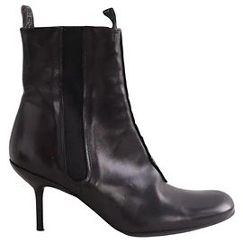 Botas de couro pretas Free Lance Preto