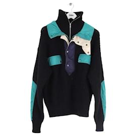 Isabel Marant Schwarzer Wollpullover Herren M Schwarz