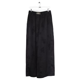 Ganni Hose schwarz Schwarz