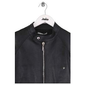 Dior Black Leather Coat Men M Black