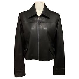 Jonathan Simkhai Giacca in pelle Simkhai Black Freeman Nero