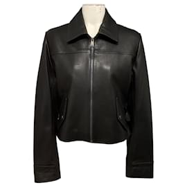 Jonathan Simkhai Simkhai Black Freeman Leather Jacket Black