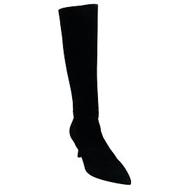 Bruno Magli AGL Black Suede Ide Tall Boots Black