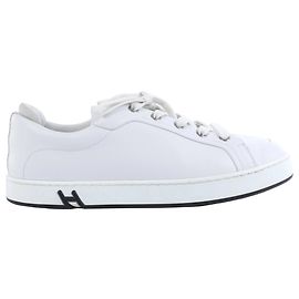 Hermès White Kid Leather Sneakers 38 251075Z White