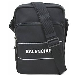 Borsa Messenger Balenciaga in Nylon Nero
