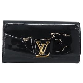 Clutch Louis Vuitton Louise de charol Long Negro