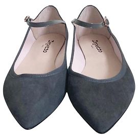 Sapatilhas Repetto em couro cinza Cinza