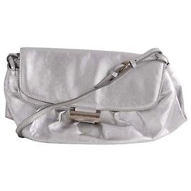 Borsa a tracolla Jimmy Choo in pelle argento Argento
