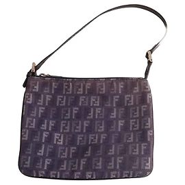 Fendi Schultertasche anthrazit Anthrazitgrau