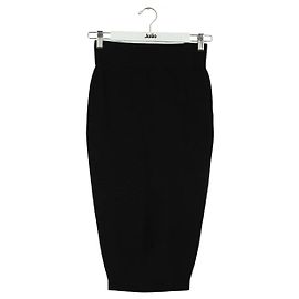 Balmain Black Synthetic Skirt Black
