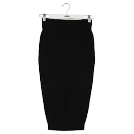 Falda Balmain negra de sintético Negro