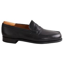 Mocassins JM Weston 180 em couro preto tamanho 42 Preto