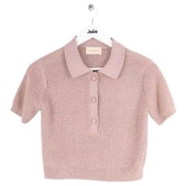 Alexandra Golovanoff Beige Viscose Top S Beige