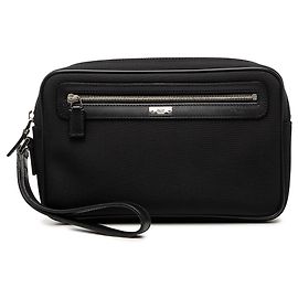 Black Gucci Canvas Clutch Black