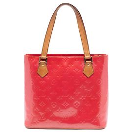 Sac Tote Louis Vuitton Monogram Vernis Houston Rose Rose