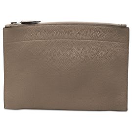 Bolsa de Mão Hermès Bazar PM em couro Togo Castanho Marrom