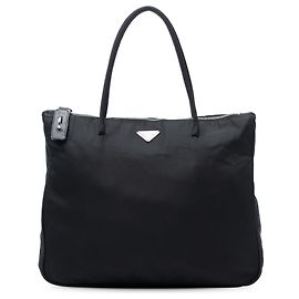 Sac Tote Prada Tessuto Noir Noir