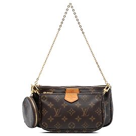 Borsa Louis Vuitton Monogram Multi Pochette Accessoires Marrone Marrone