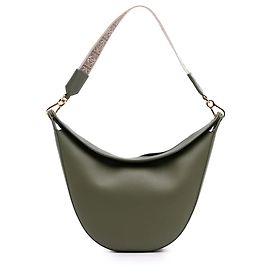 Sac Luna Hobo petit modèle en cuir vert LOEWE Vert