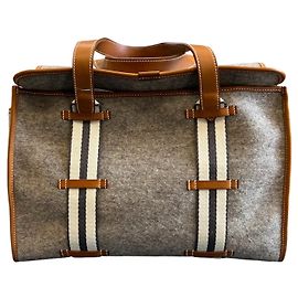 Hermès Hermes Felt Camail Tote Outro