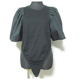 Autre Marque Bodysuit Layered Like Bodysuit SELENAHELIOS Nero
