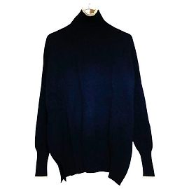 Autre Marque Parigot Strickpullover mit Stehkragen Schwarz Andere