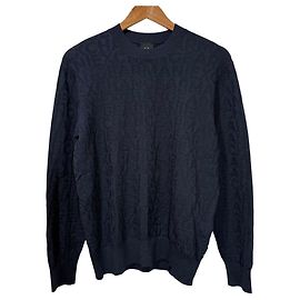 Jersey de punto Armani Exchange Azul Azul marino