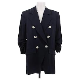 Veronica Beard Navy Blue Viscose Jacket Size 2 Navy blue