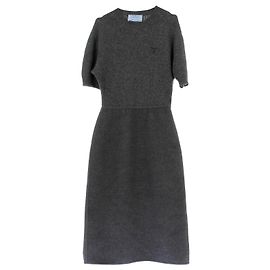 Prada Robe en cachemire gris Gris