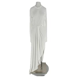 Rat & Boa Robe longue blanche drapée Blanc